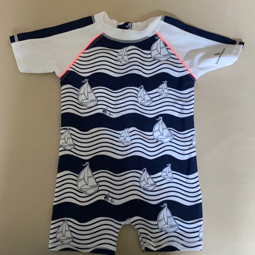 Snapper rock 1-piece swimsuit 6-12m